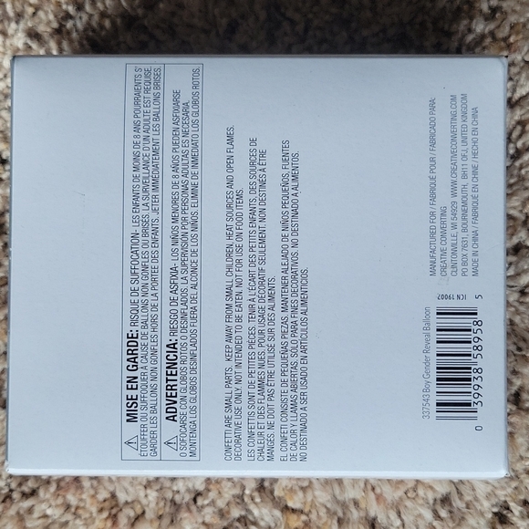 Boy gender reveal balloon - Picture 3 of 4